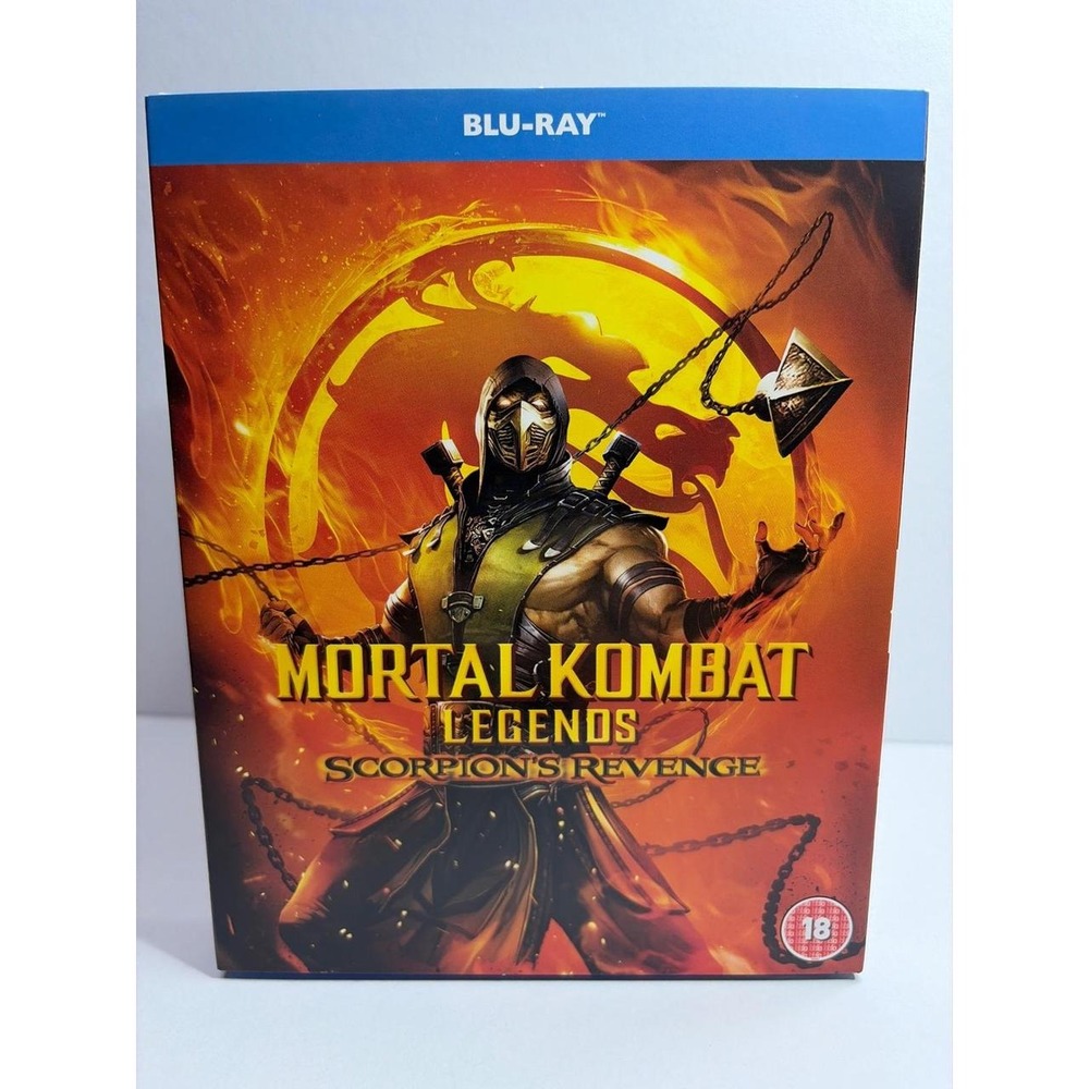 Mortal Kombat Legends Scorpions Revenge Blu-ray Movie with Slipcover UK Import